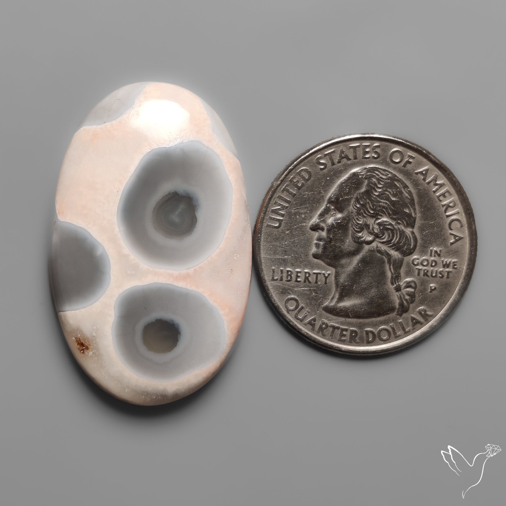 Solar Eye Quartz Cabochon