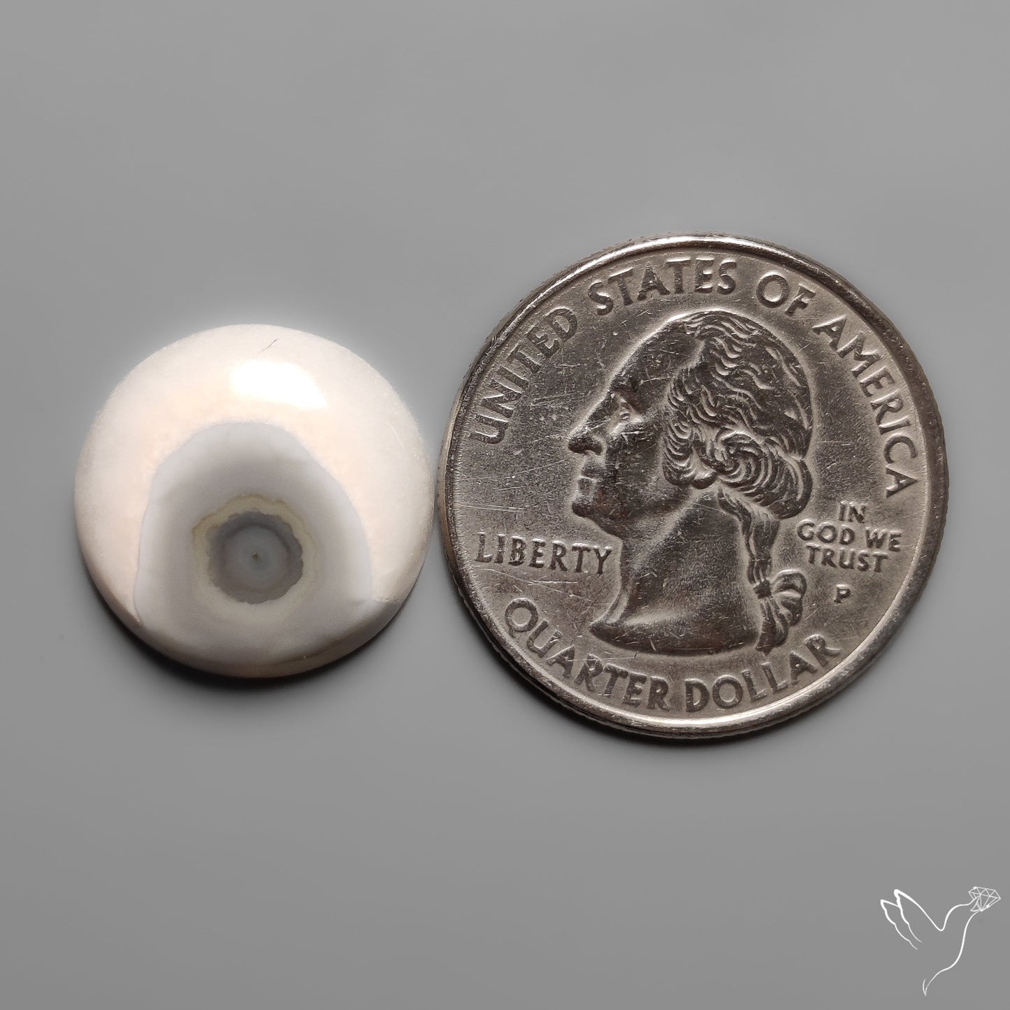 Solar Eye Quartz Cabochon