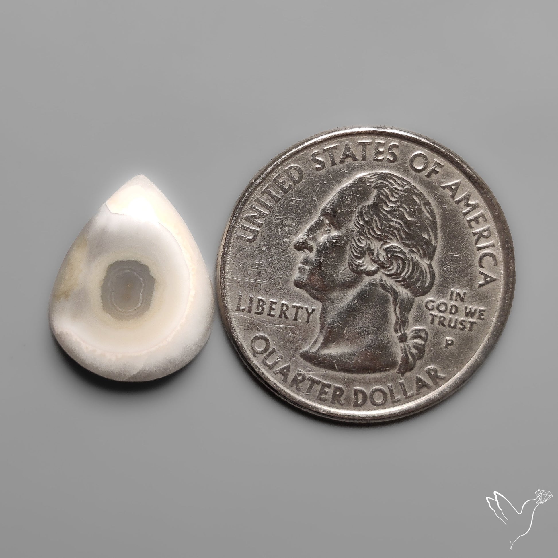 Solar Eye Quartz Cabochon