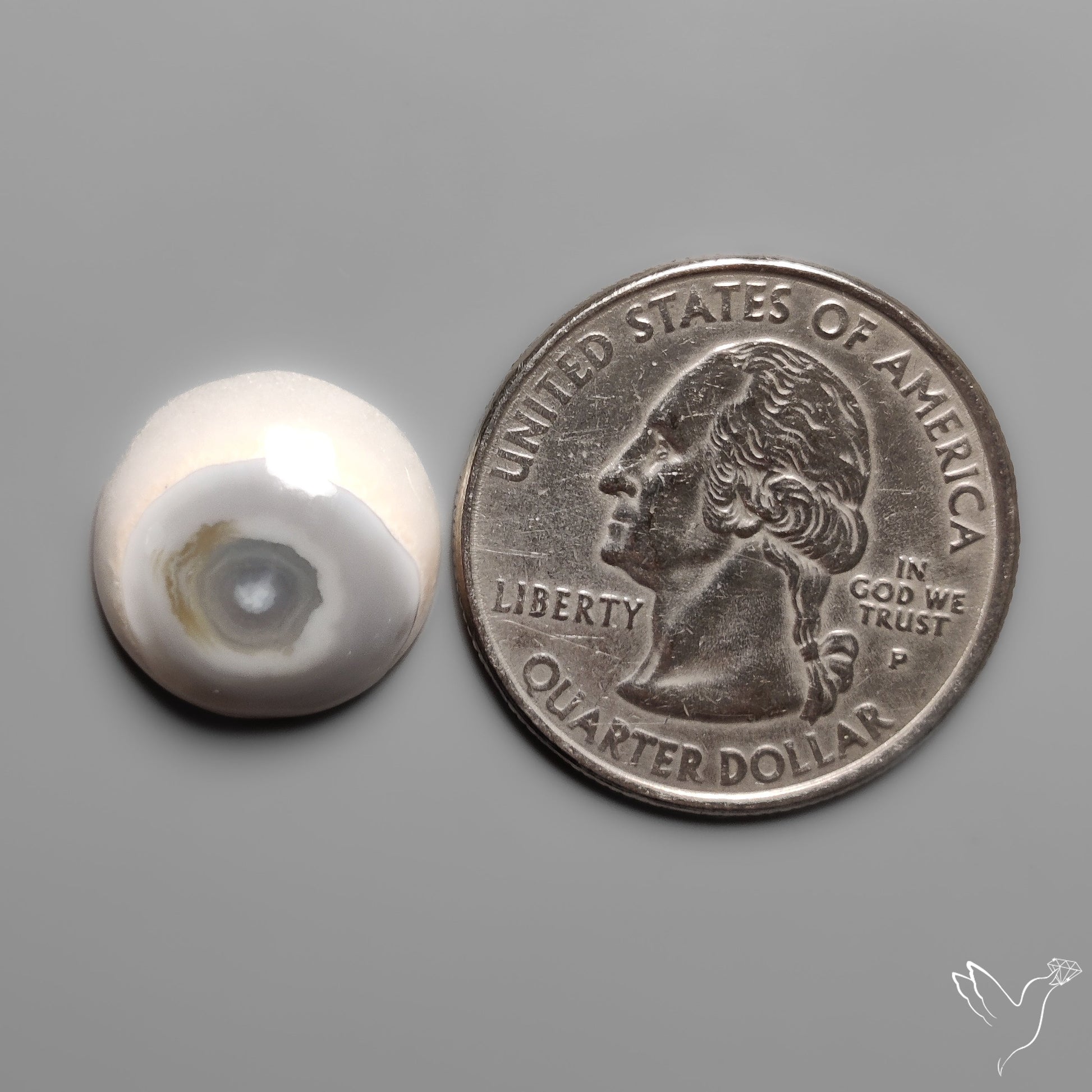 Solar Eye Quartz Cabochon