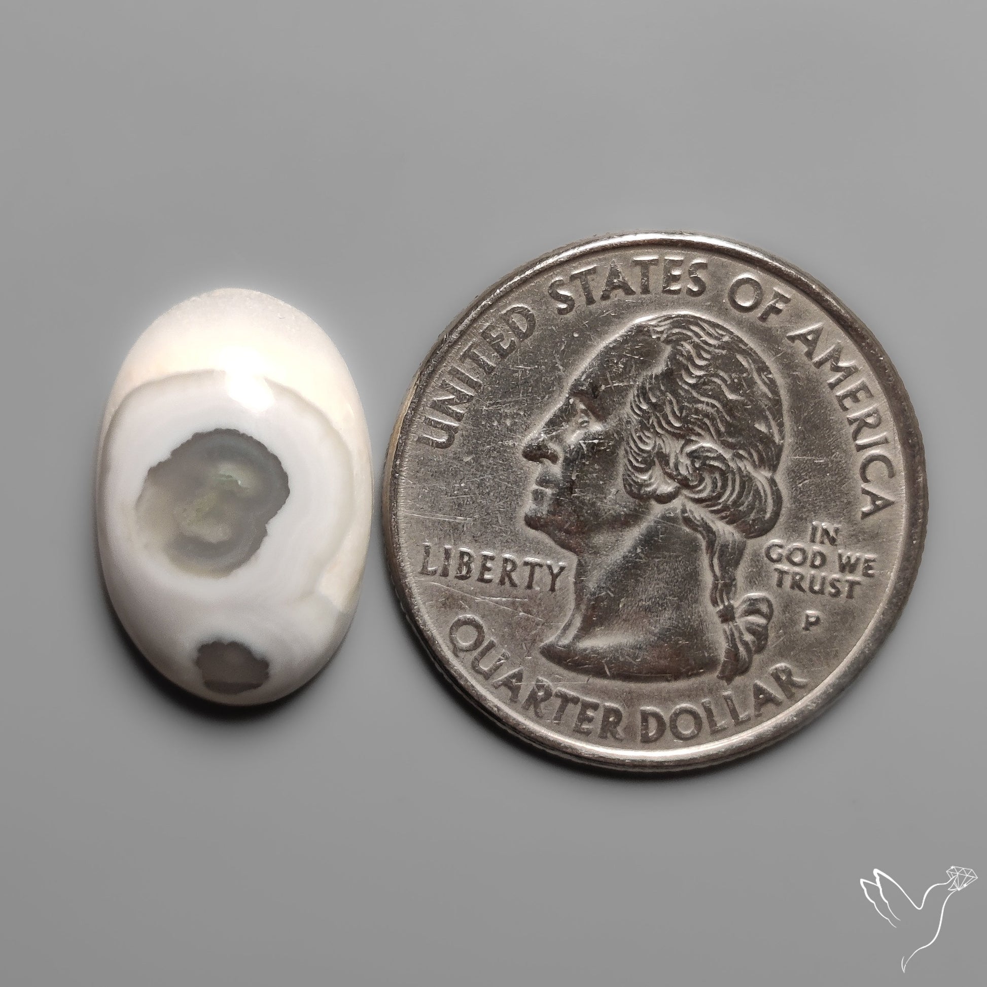 Solar Eye Quartz Cabochon