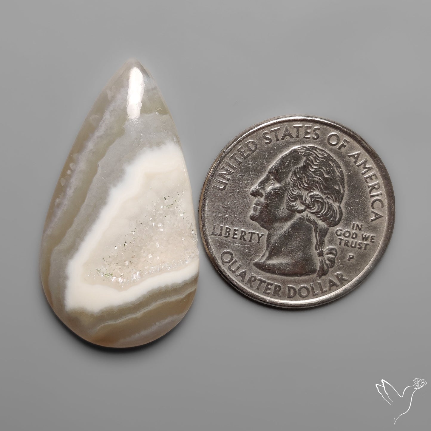Chalcedony Pocket Druzy