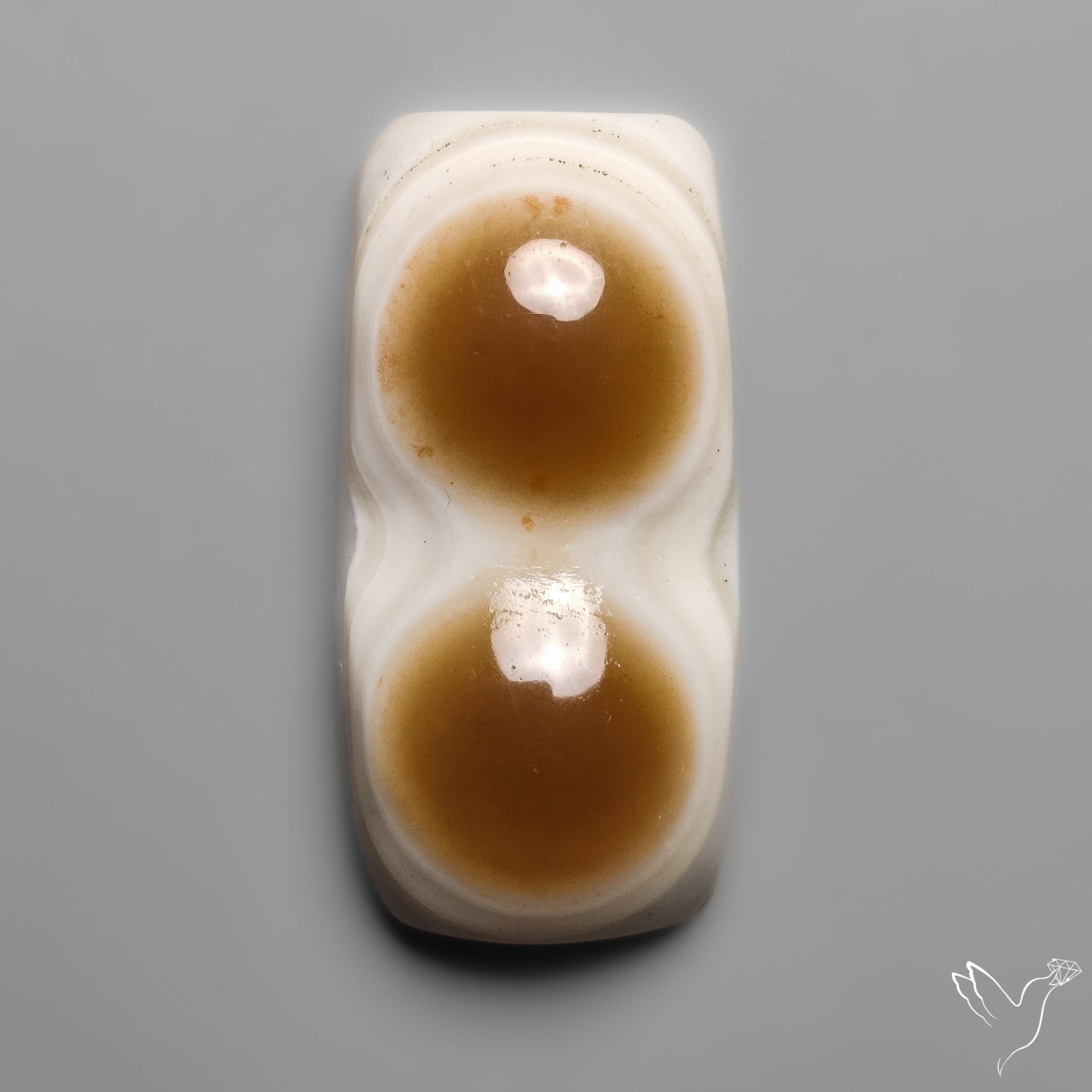 Naturally Occuring Eye Banded Agate