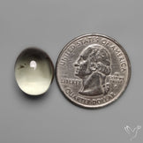 Rare Prasiolite Cabochon aka Green Amethyst High Dome