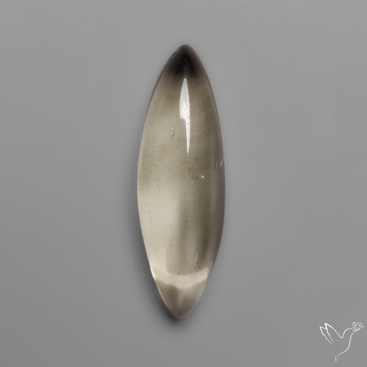 Rare Prasiolite Cabochon aka Green Amethyst High Dome