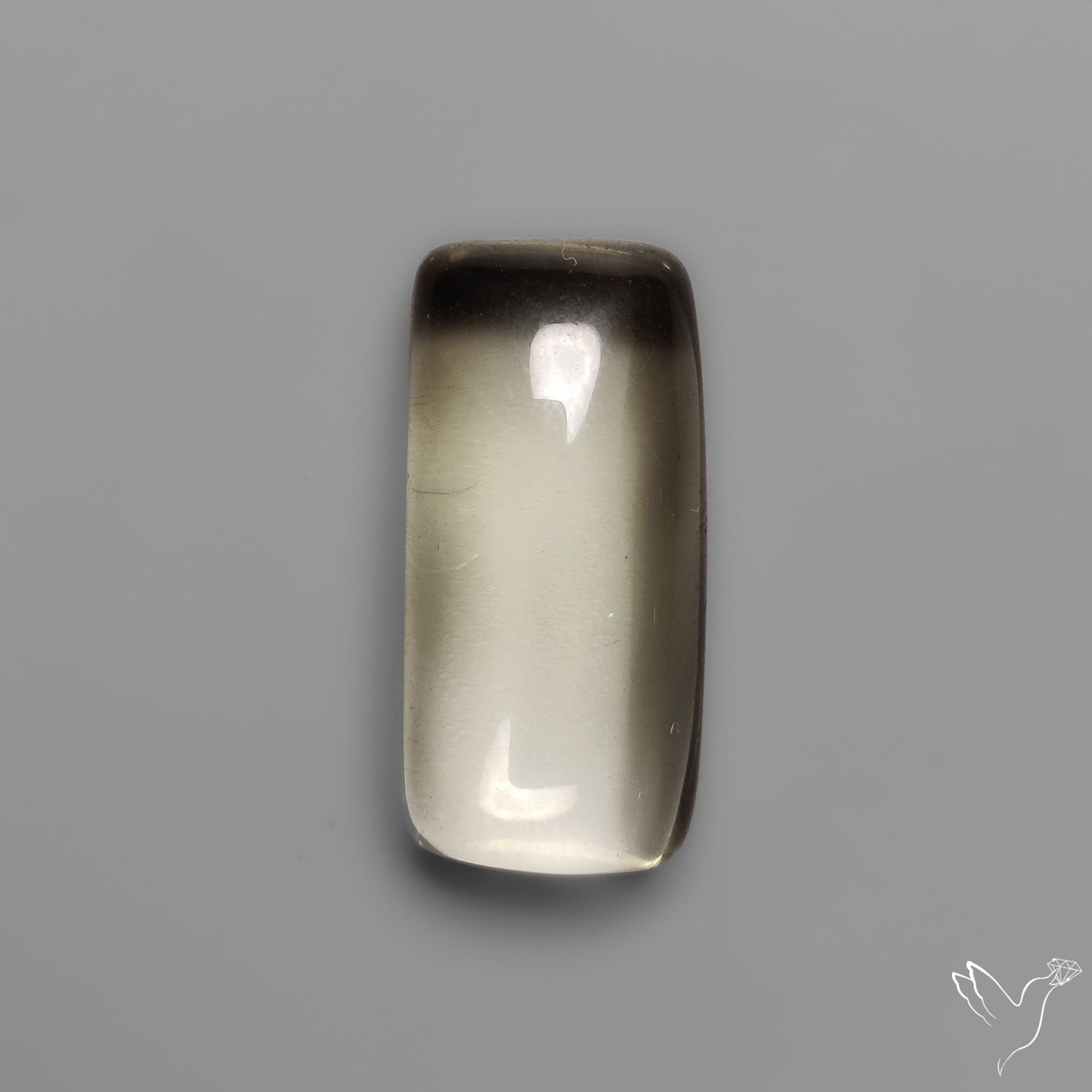 Rare Prasiolite Cabochon aka Green Amethyst High Dome