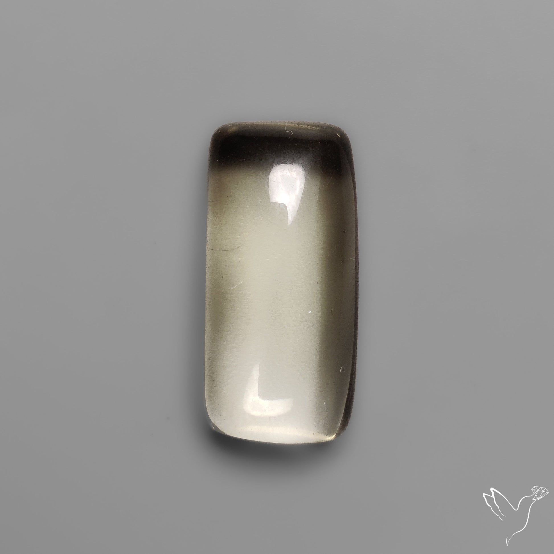 Rare Prasiolite Cabochon aka Green Amethyst High Dome