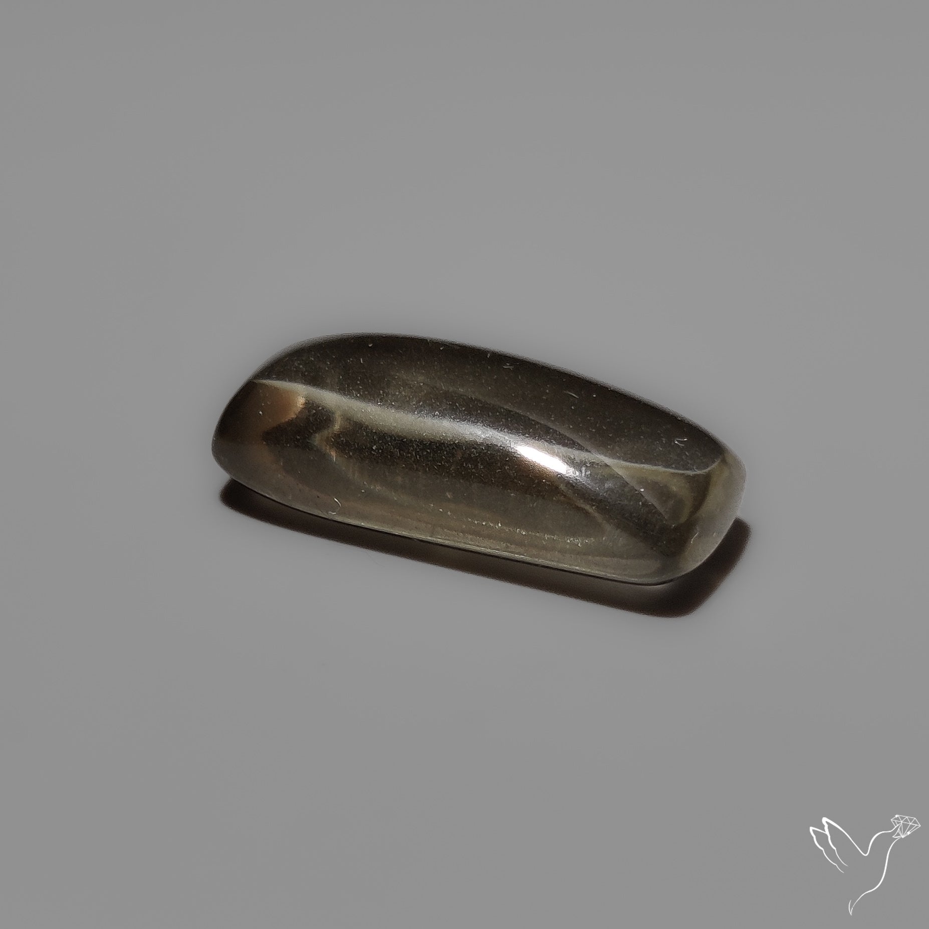 Rare Prasiolite Cabochon aka Green Amethyst High Dome