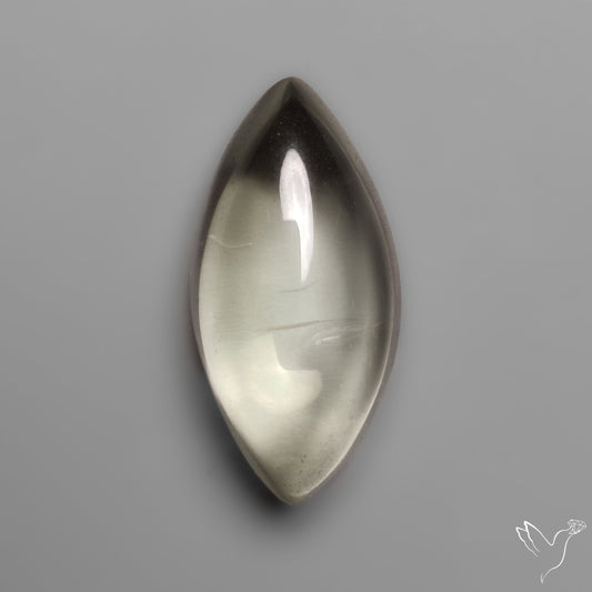 Rare Prasiolite Cabochon aka Green Amethyst High Dome