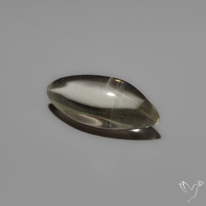 Rare Prasiolite Cabochon aka Green Amethyst High Dome