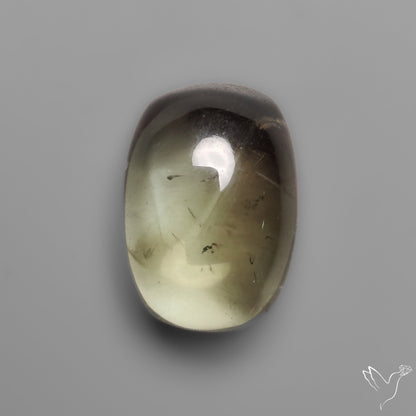 Rare Prasiolite Cabochon aka Green Amethyst High Dome