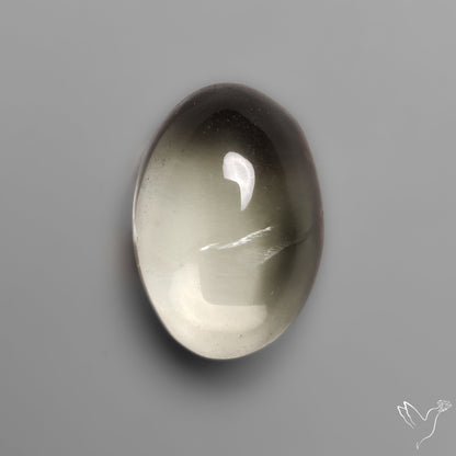 Rare Prasiolite Cabochon aka Green Amethyst High Dome