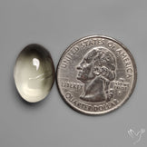 Rare Prasiolite Cabochon aka Green Amethyst High Dome
