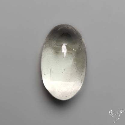 Rare Prasiolite Cabochon aka Green Amethyst High Dome