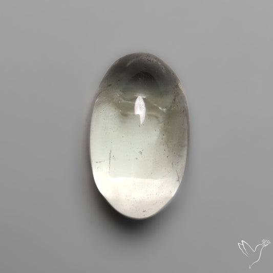 Rare Prasiolite Cabochon aka Green Amethyst High Dome