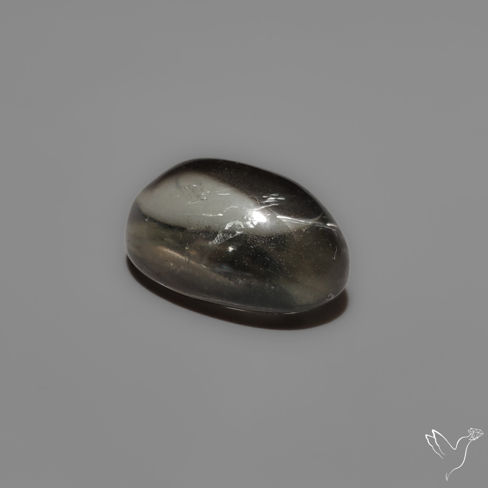 Rare Prasiolite Cabochon aka Green Amethyst High Dome