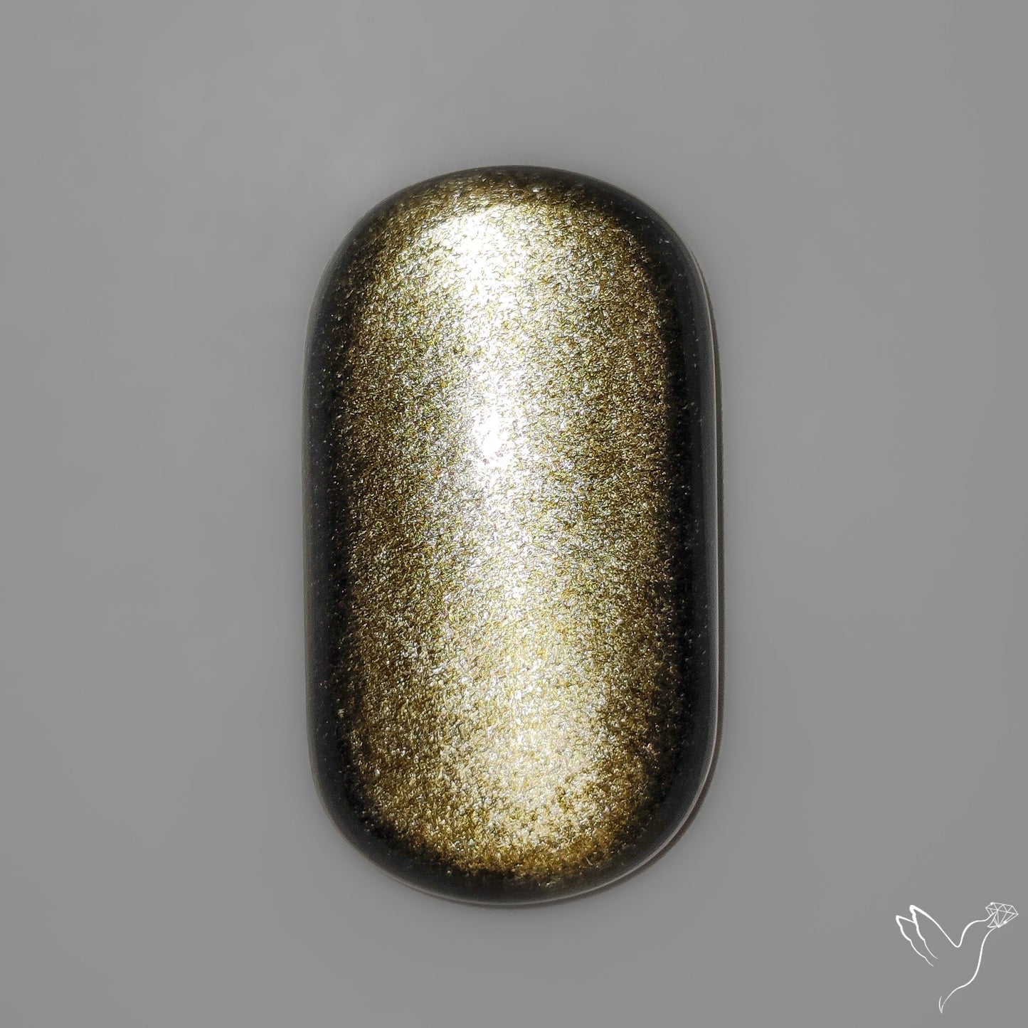 Goldsheen Obsidian Cabochon