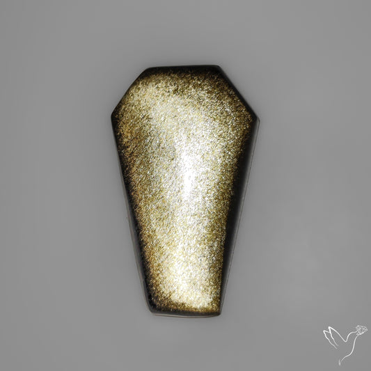 Goldsheen Obsidian Cabochon