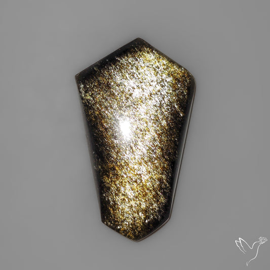 Goldsheen Obsidian Cabochon