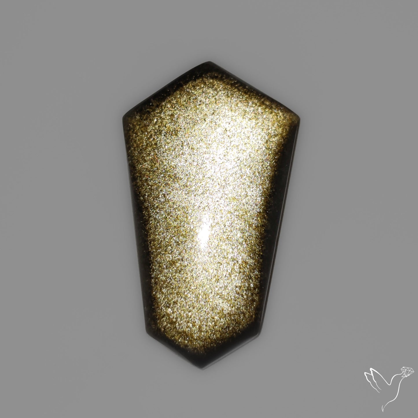 Goldsheen Obsidian Cabochon