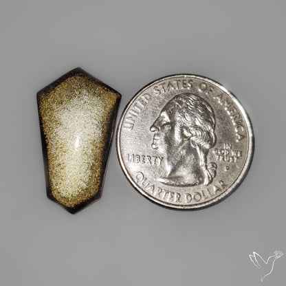 Goldsheen Obsidian Cabochon