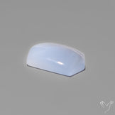 Namibian Blue Chalcedony Cabochon Gemmy