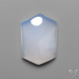Namibian Blue Chalcedony Cabochon Gemmy