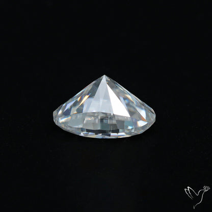 Diamond Cut Faceted Moissanite