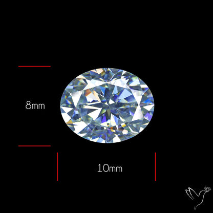 Diamond Cut Faceted Moissanite