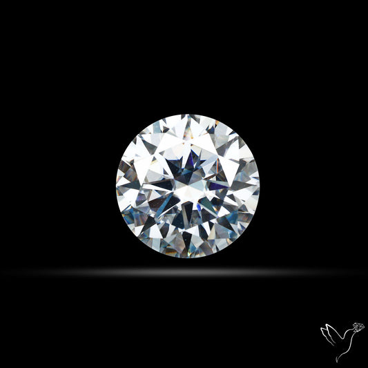 Diamond Cut Faceted Moissanite