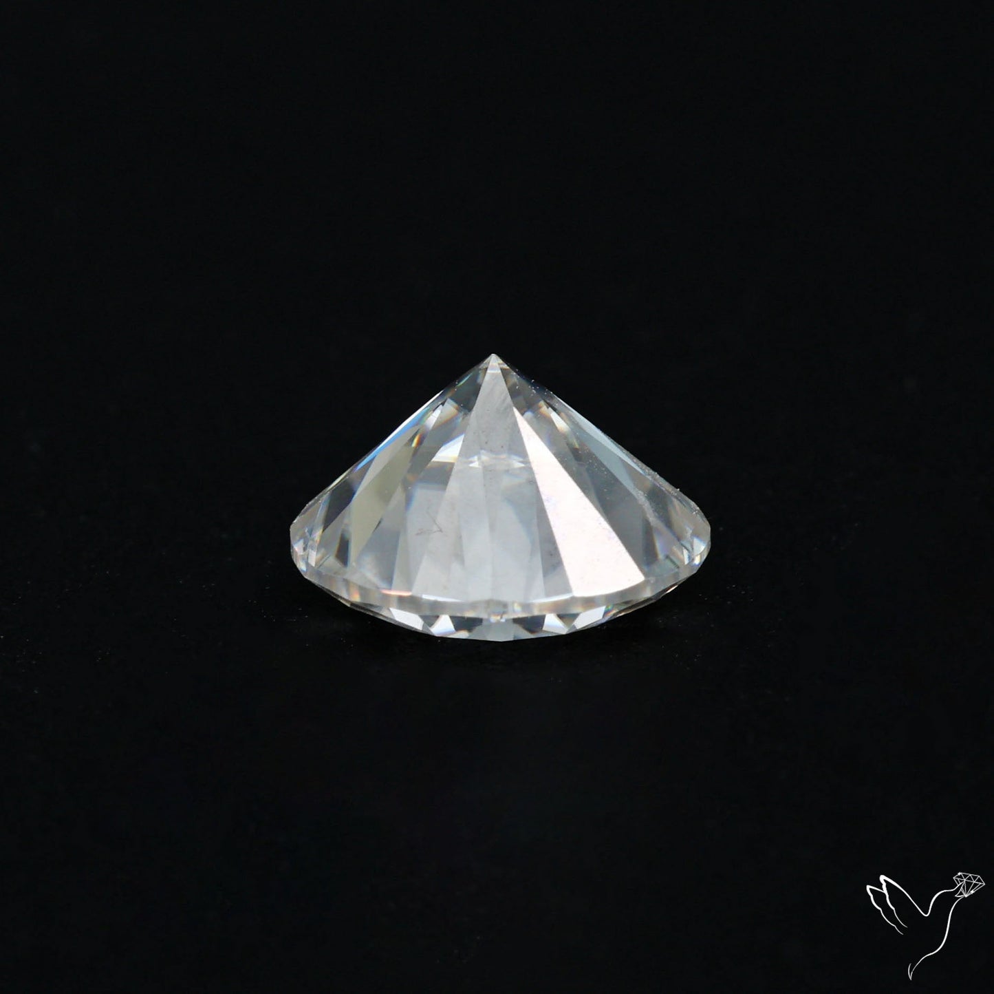 Diamond Cut Faceted Moissanite