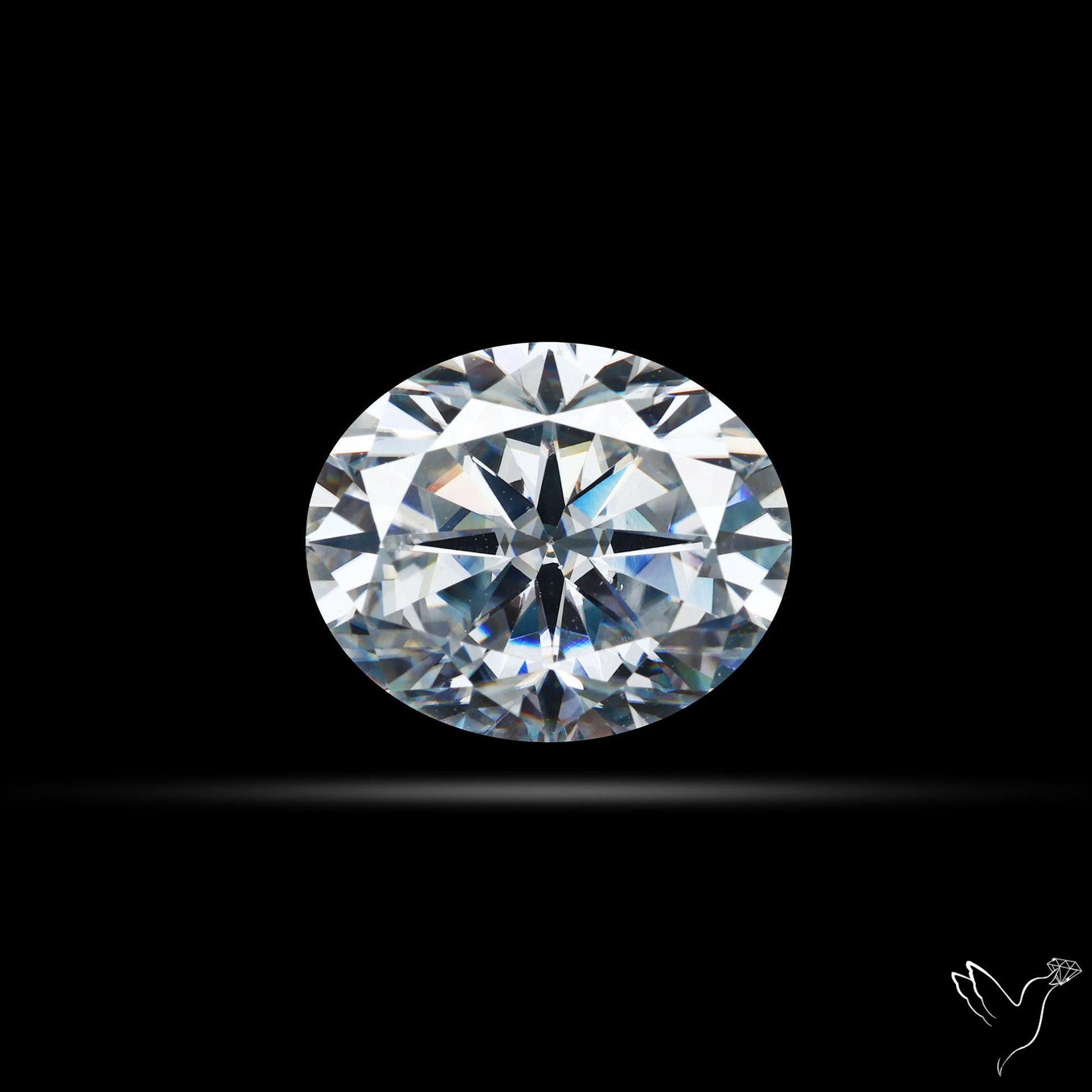 Diamond Cut Faceted Moissanite