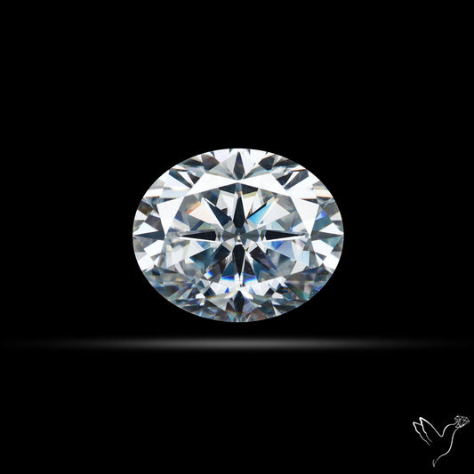 Diamond Cut Faceted Moissanite