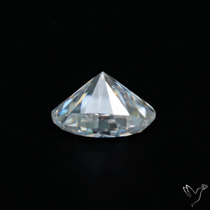 Diamond Cut Faceted Moissanite
