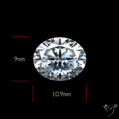 Diamond Cut Faceted Moissanite