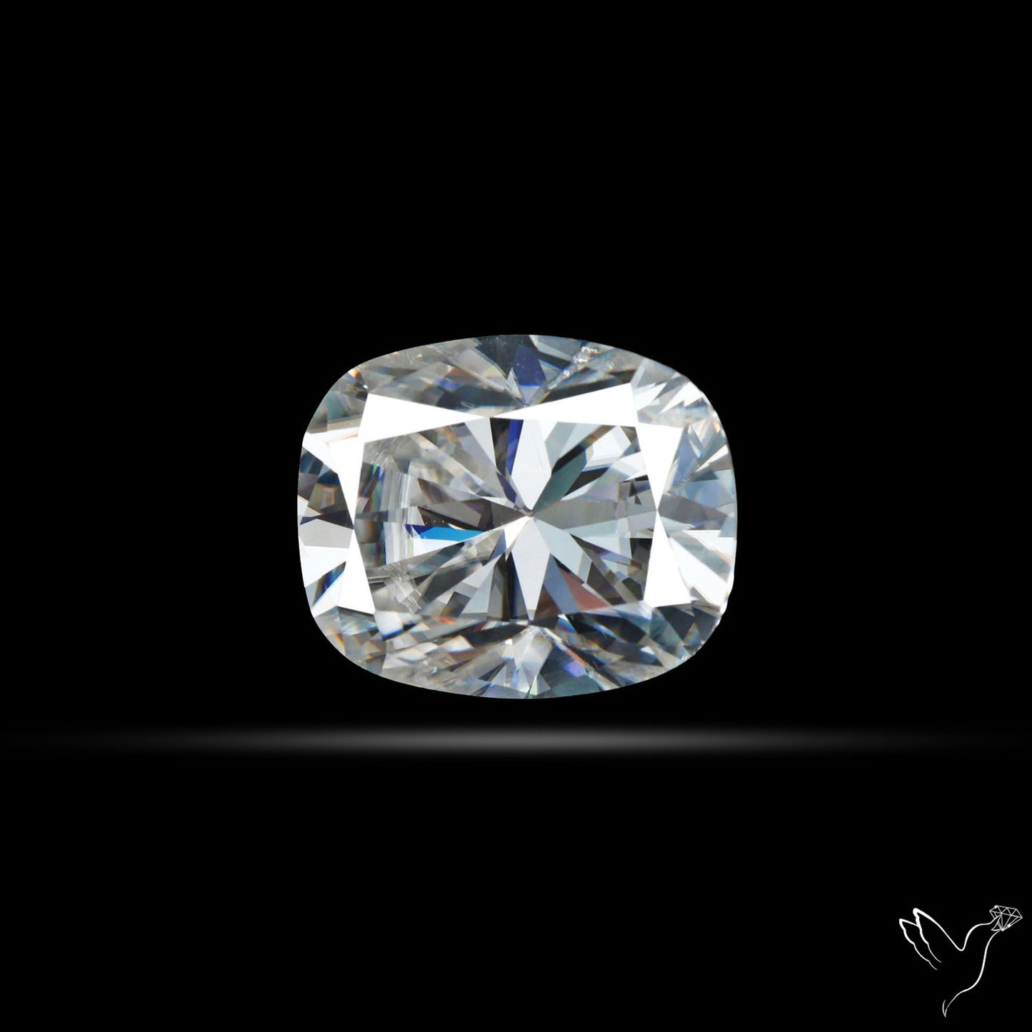 Diamond Cut Faceted Moissanite