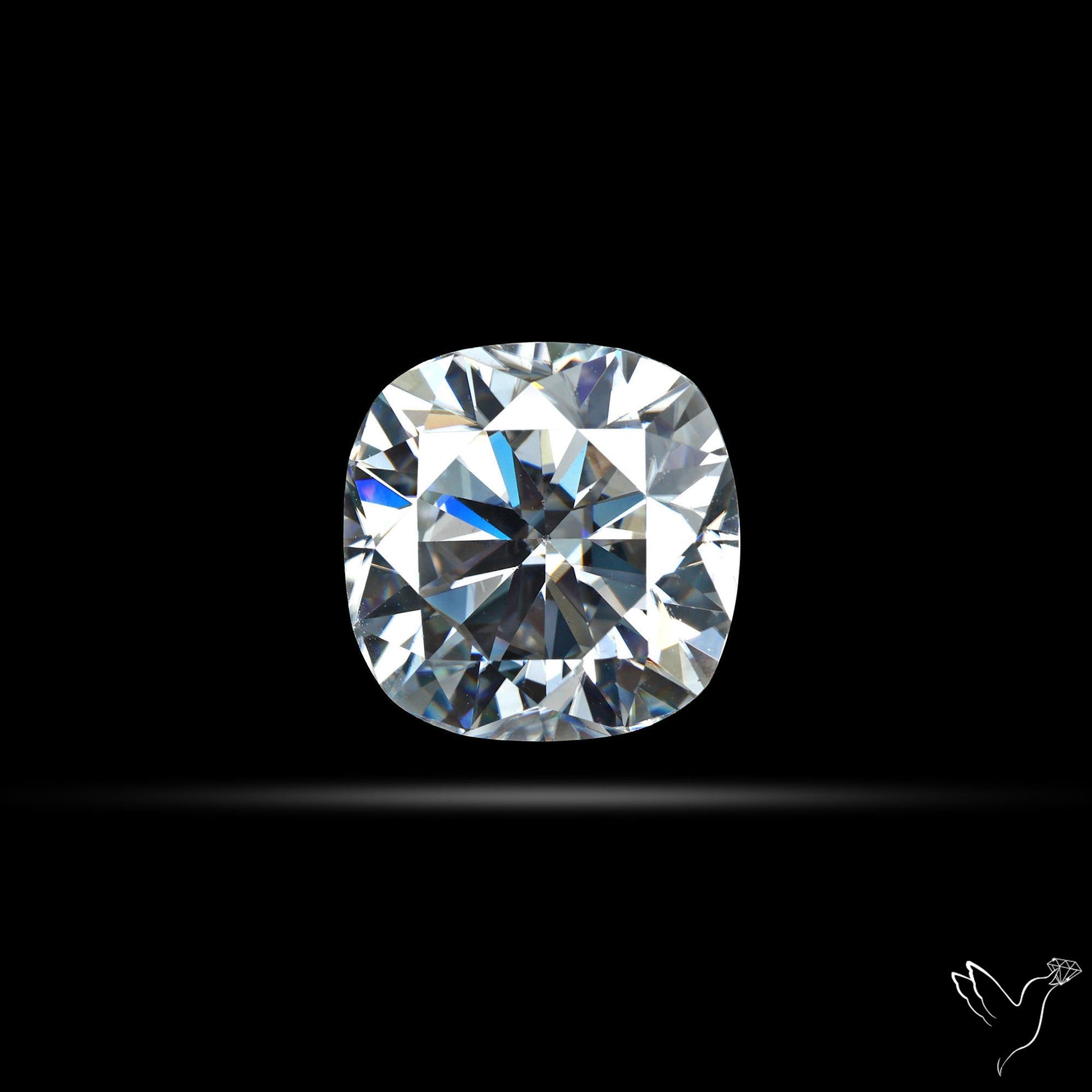 Diamond Cut Faceted Moissanite