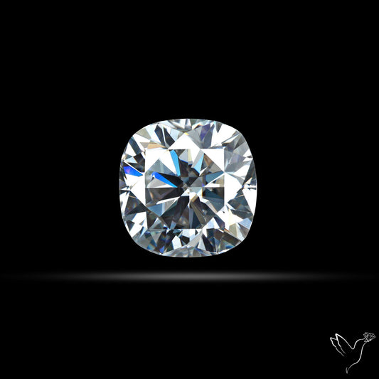 Diamond Cut Faceted Moissanite