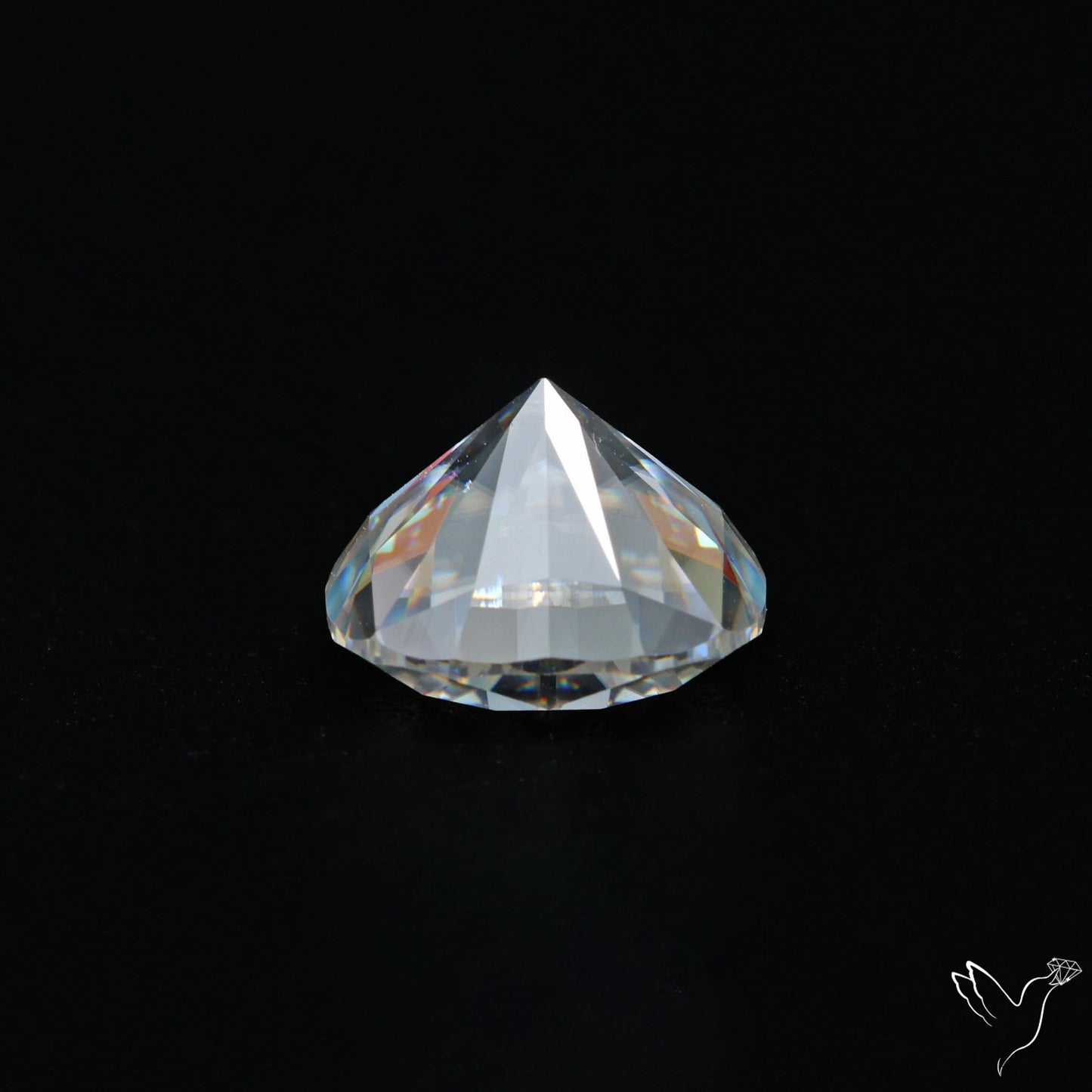 Diamond Cut Faceted Moissanite