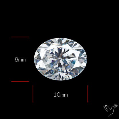 Diamond Cut Faceted Moissanite