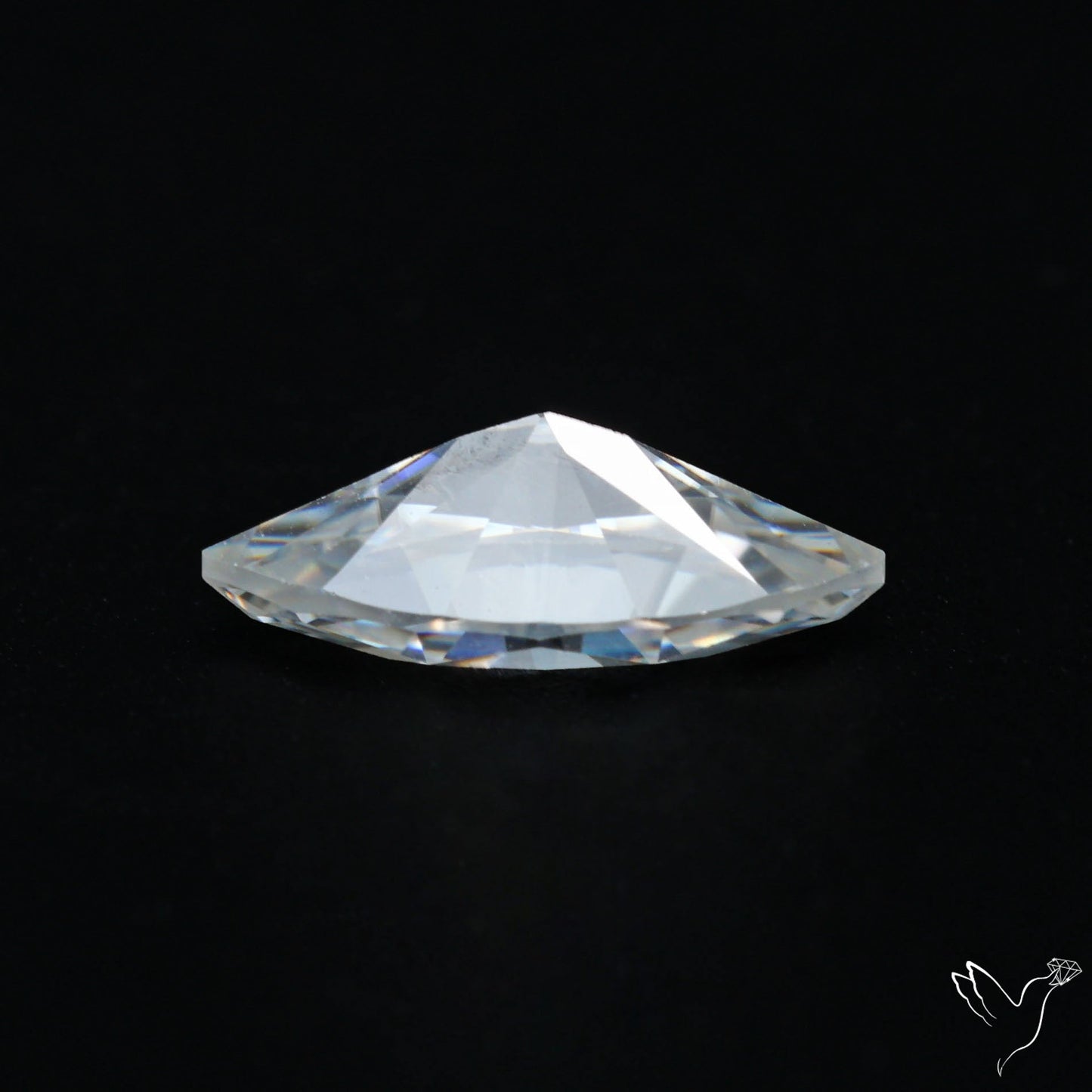 Diamond Cut Faceted Moissanite