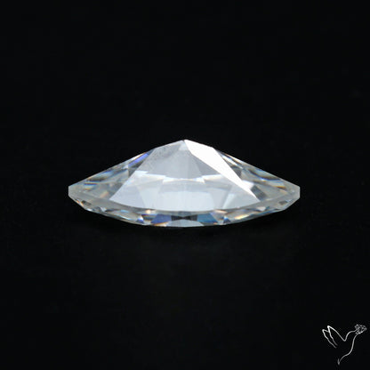 Diamond Cut Faceted Moissanite