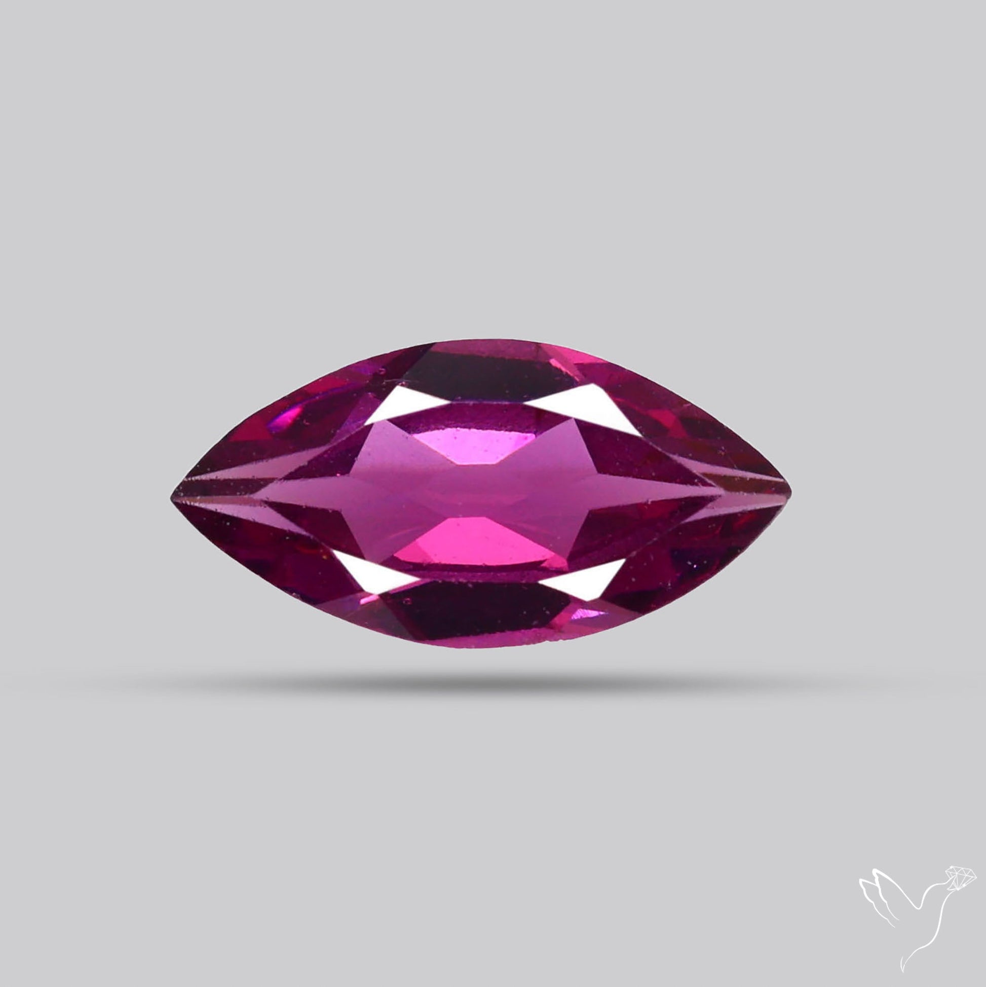 Gem Rhodolite Garnet Faceted