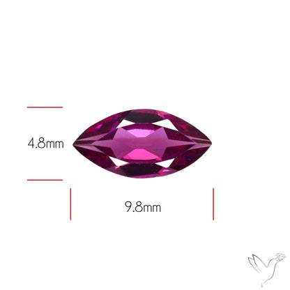 Gem Rhodolite Garnet Faceted