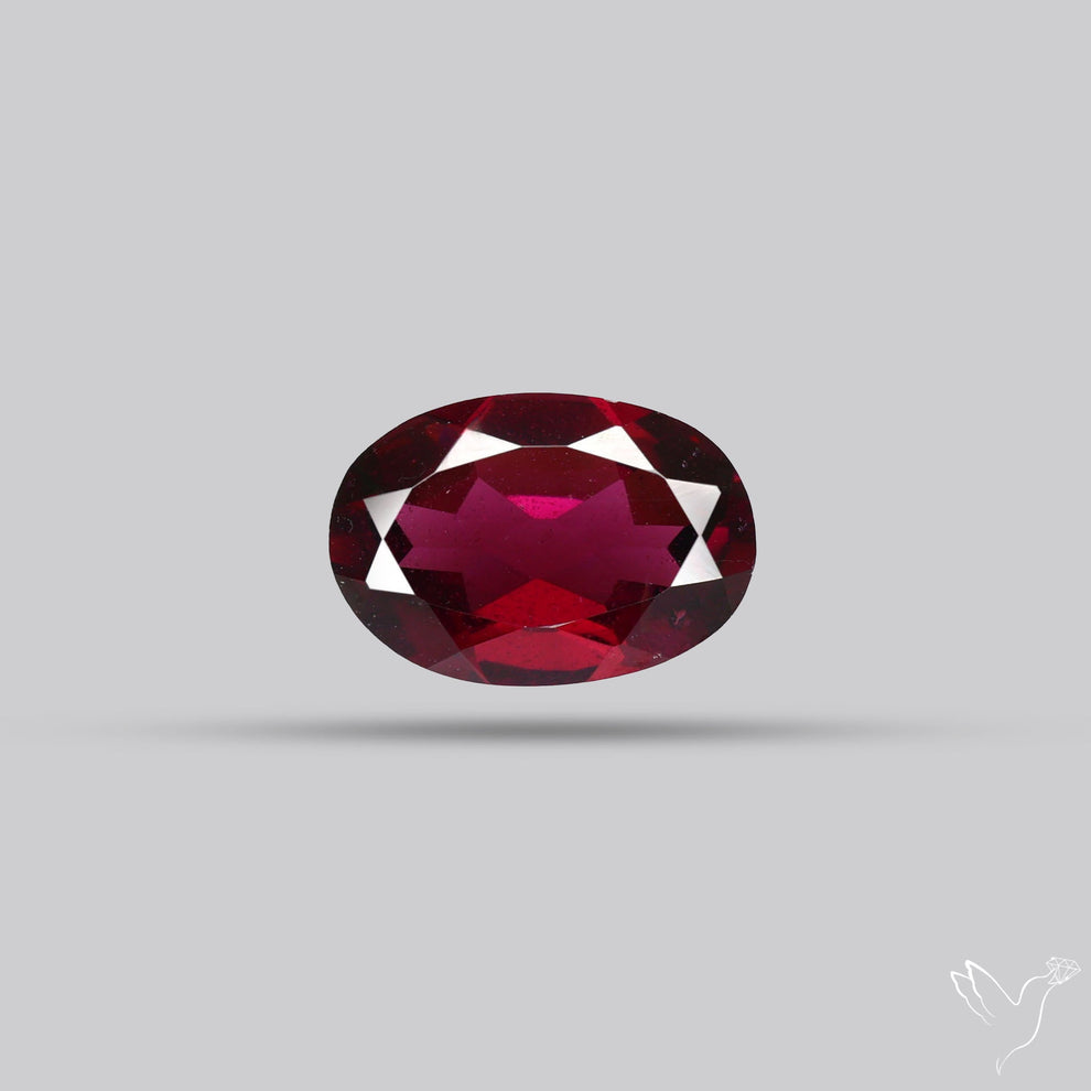 Fine Garnet | Gem Rhodolite Garnet Faceted (7X10.2X3.8 mm) | Gemstones ...