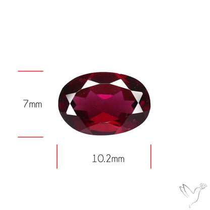 Gem Rhodolite Garnet Faceted