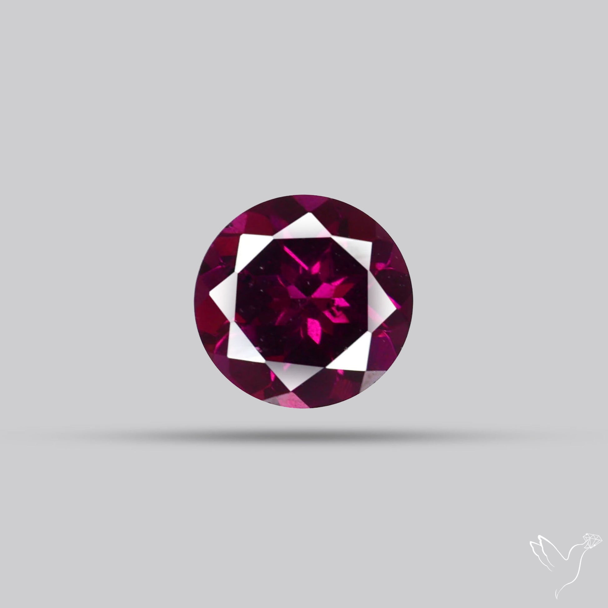 Gem Rhodolite Garnet Faceted