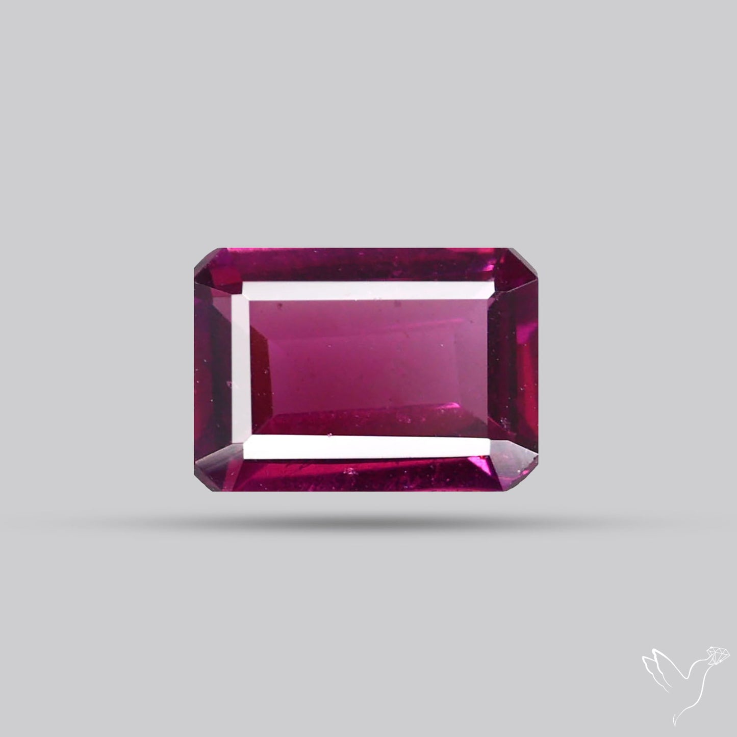 Gem Rhodolite Garnet Faceted