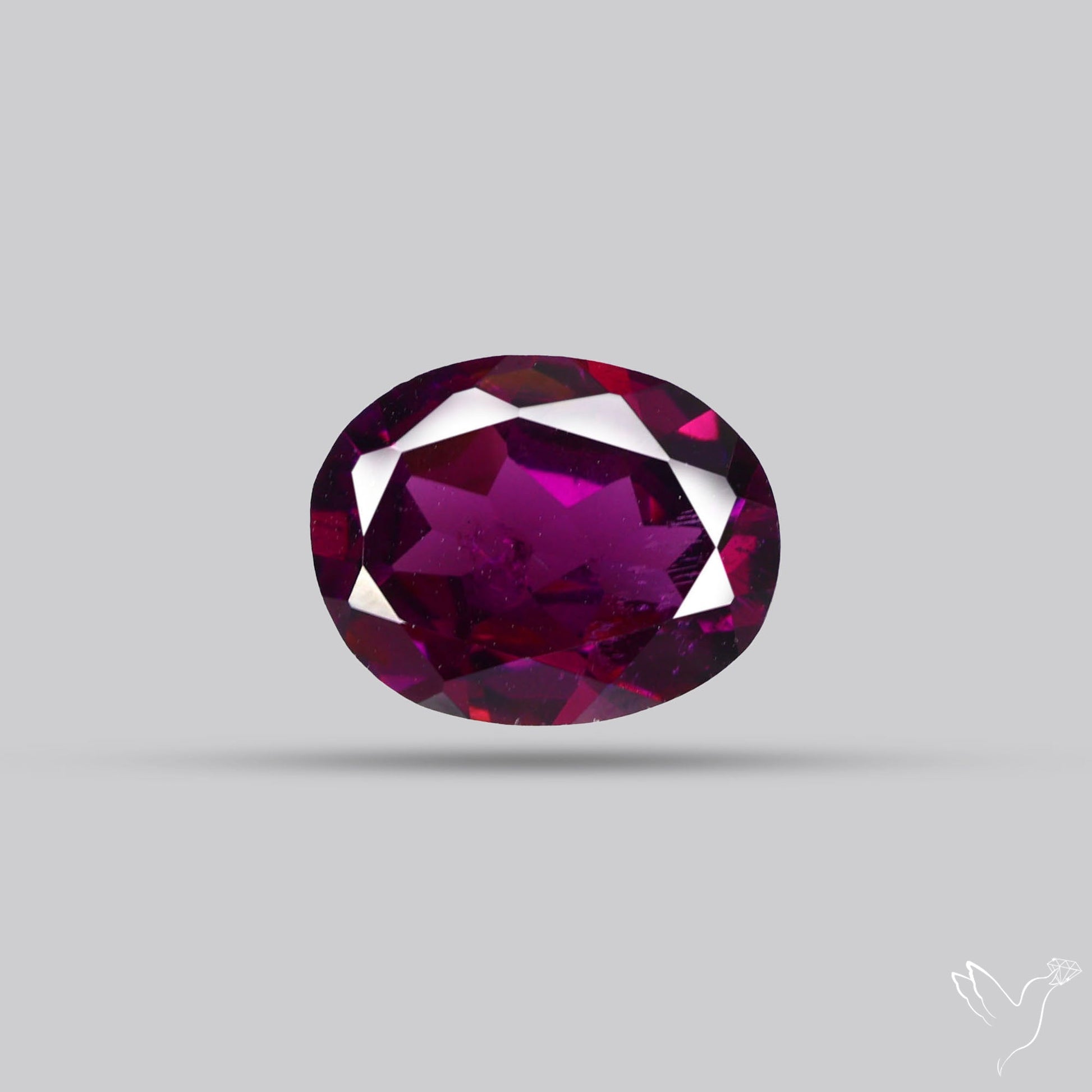 Gem Rhodolite Garnet Faceted