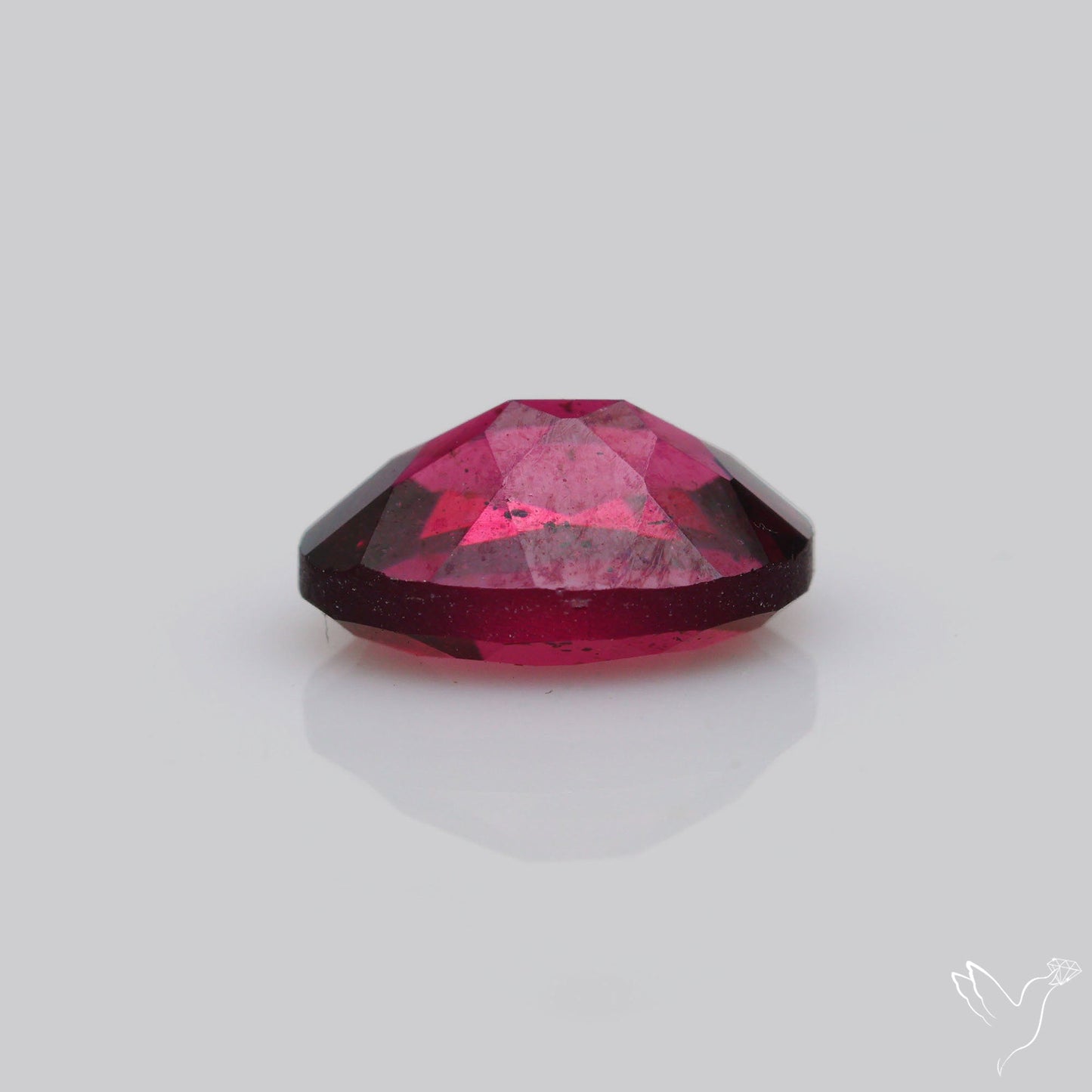 Gem Rhodolite Garnet Faceted